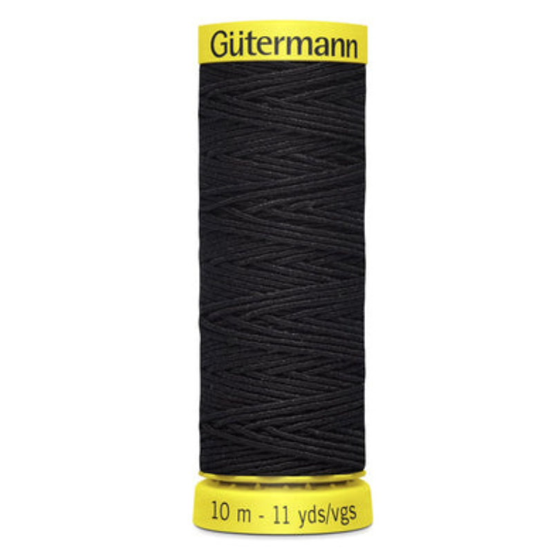 Gutermann navy shirring elastic