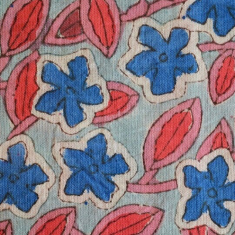 Orchid Cotton Block Print . $29.00/metre