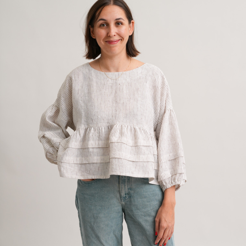 Pintuck Poet Blouse