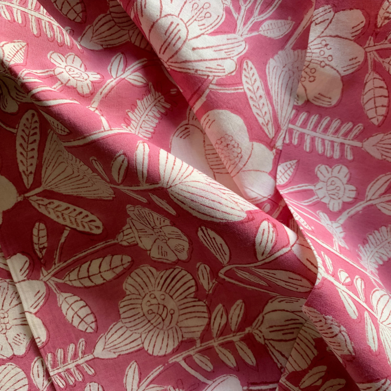 Lulu Cotton Block Print . $29.00/metre