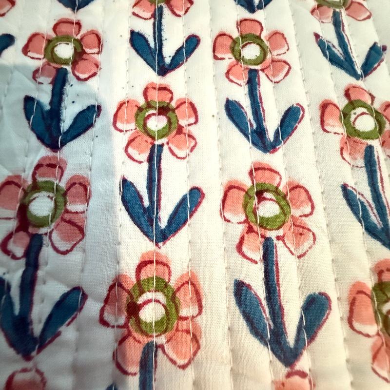 Quilted Cotton Block - Pippa