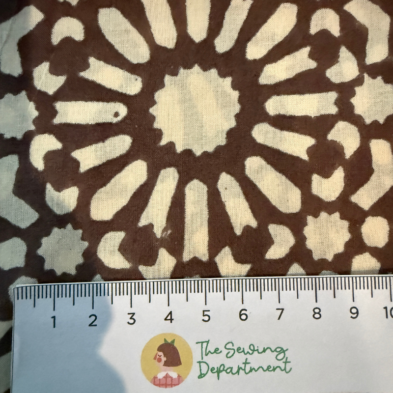 Mocha Cotton Block
