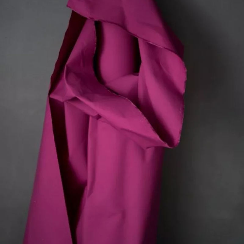 Dry Organic Cotton Oilskin Magenta