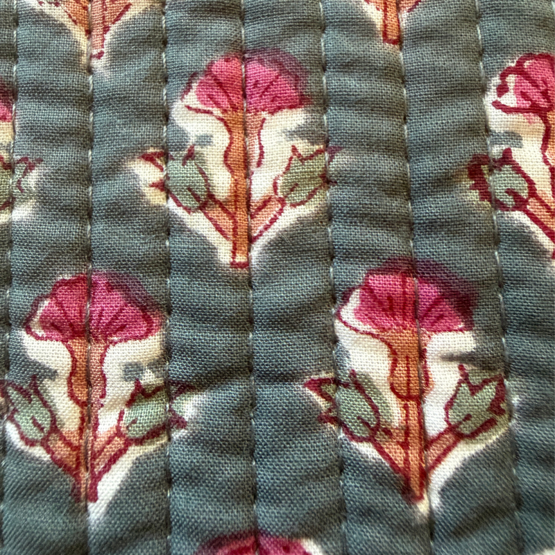 Quilted Cotton Block - Jaipur Bloom