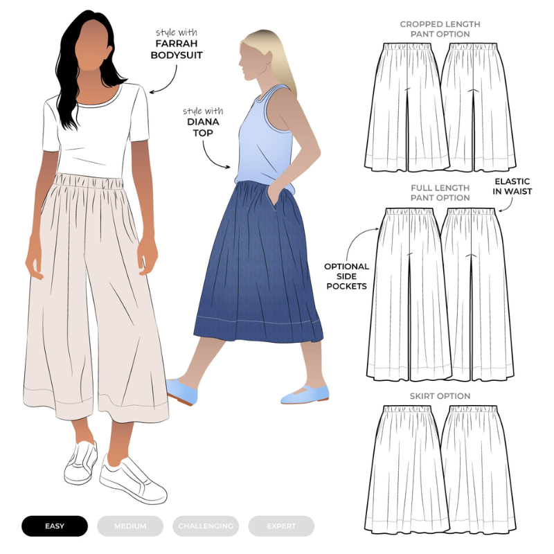 Rumi Woven Pant and Skirt
