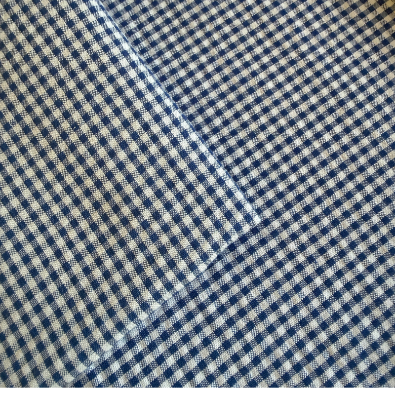 Sapphire Seersucker Check