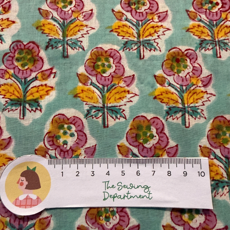 Sage Cotton Block
