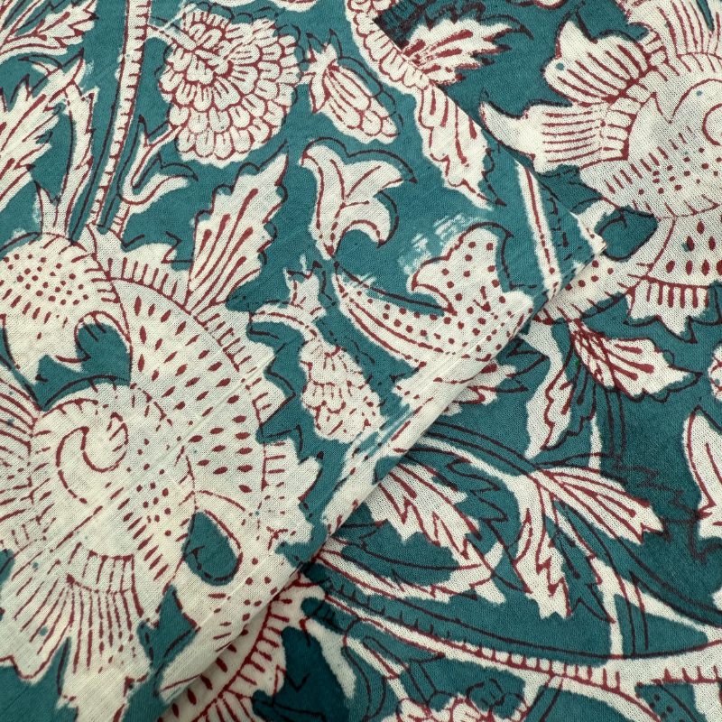 Teal Paisley Paradise