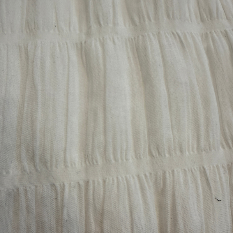Halo White Cotton Seersucker