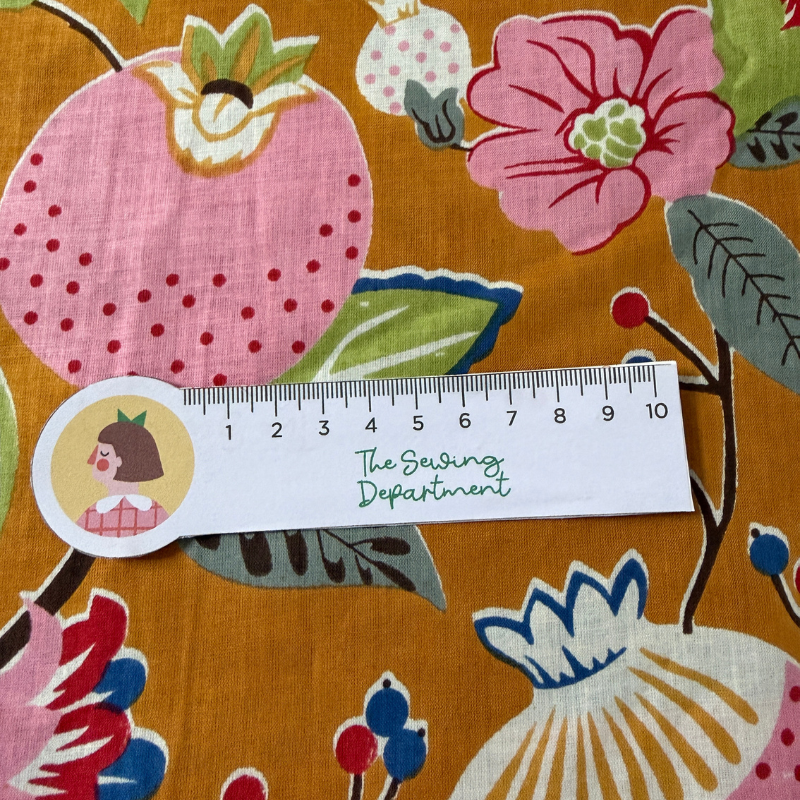 Mona Gold Cotton Block