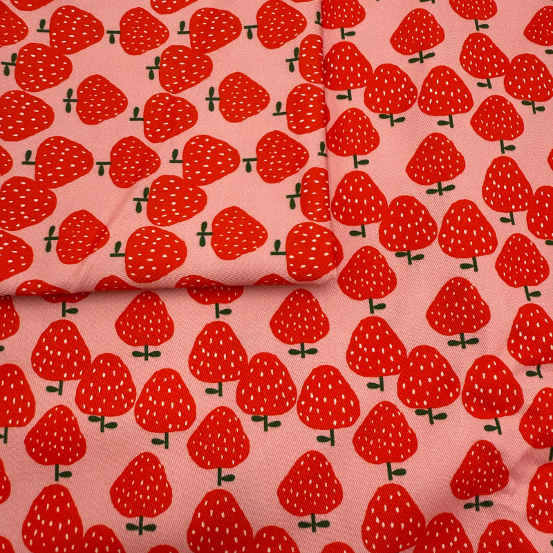Strawberry Cotton Denim