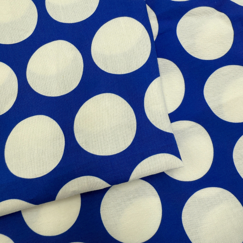 Big Blue Cotton Poplin