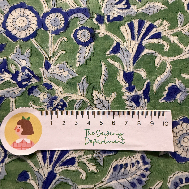 Olive Cotton Block