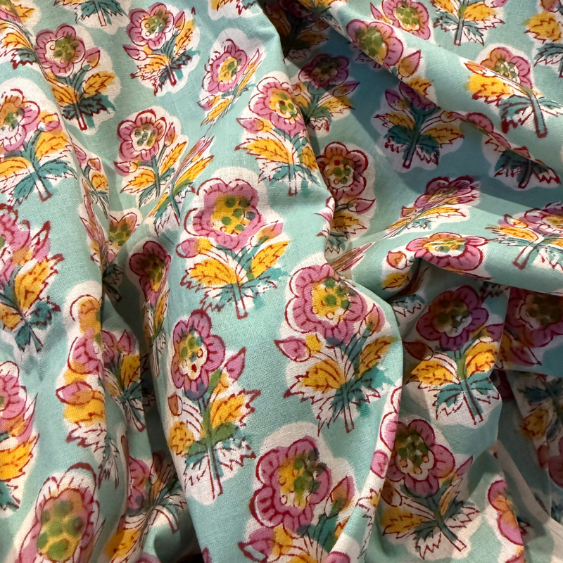 Sage Cotton Block
