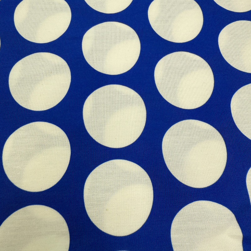 Big Blue Cotton Poplin