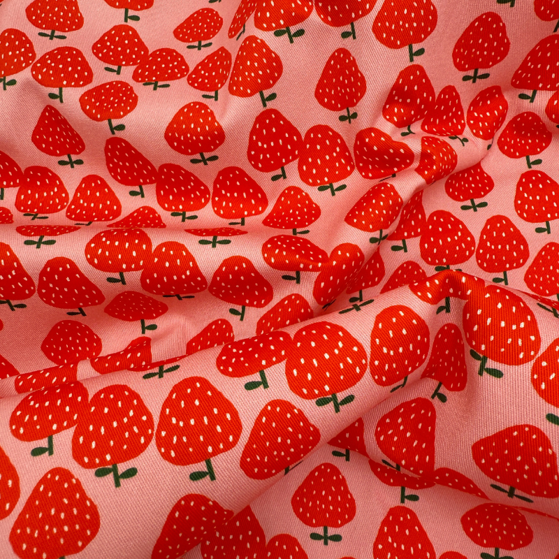 Strawberry Cotton Denim