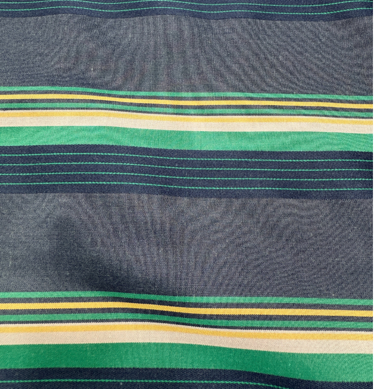 Emerald Stripe Soft Denim
