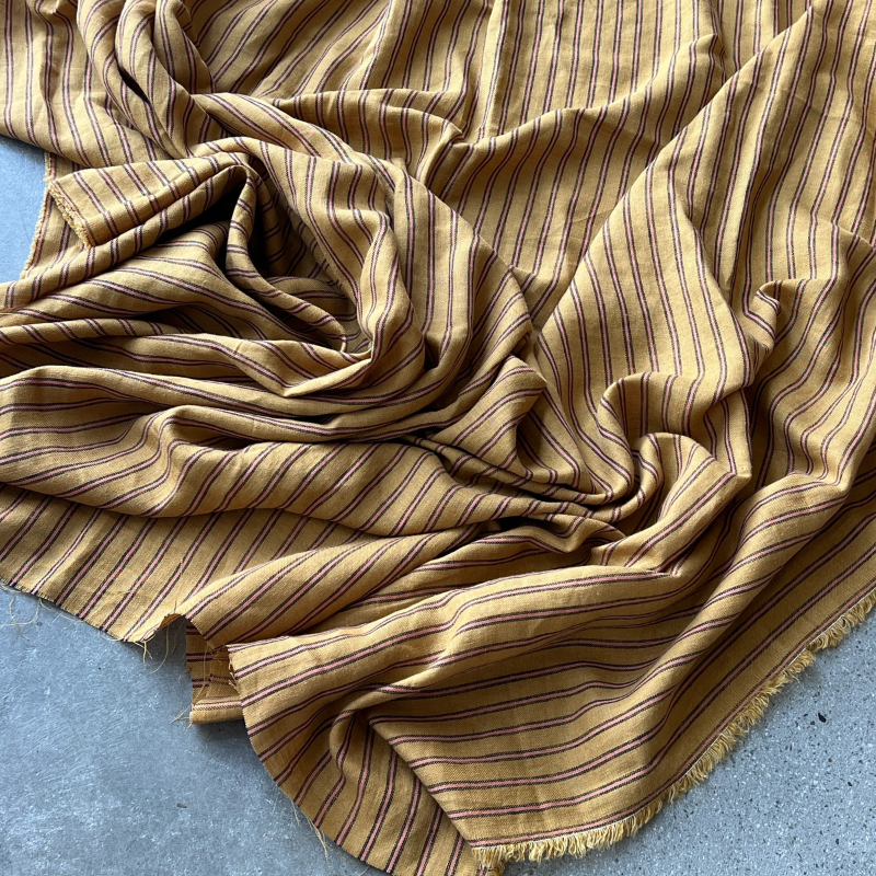 Amber Tracks Linen Cotton Blend