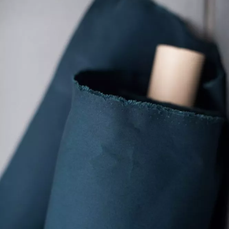 Dry Organic Cotton Oilskin Midnight