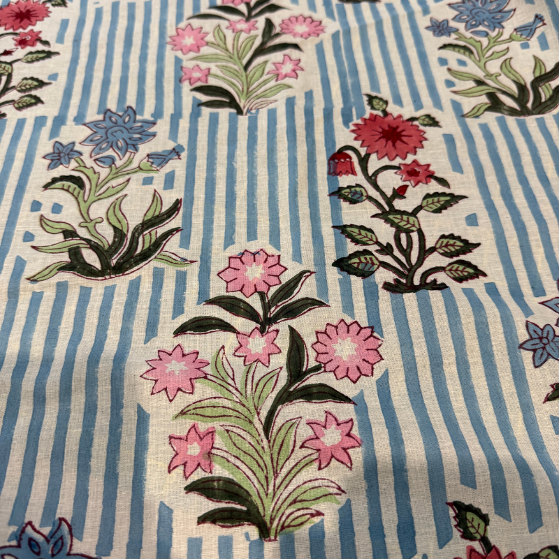 Jasmine Sky Cotton Block