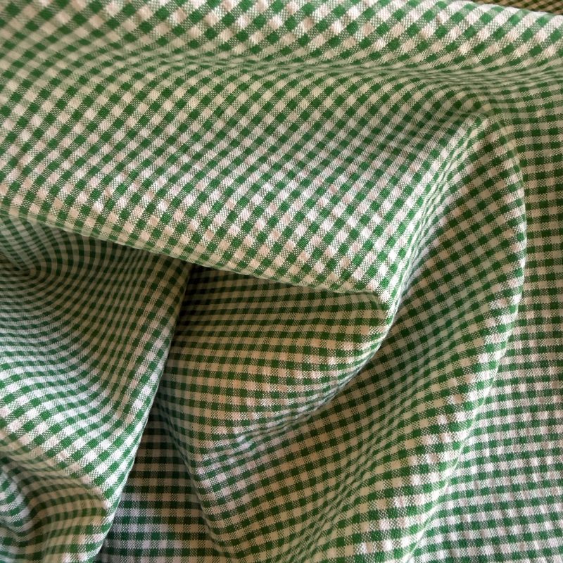 Meadow Seersucker Check