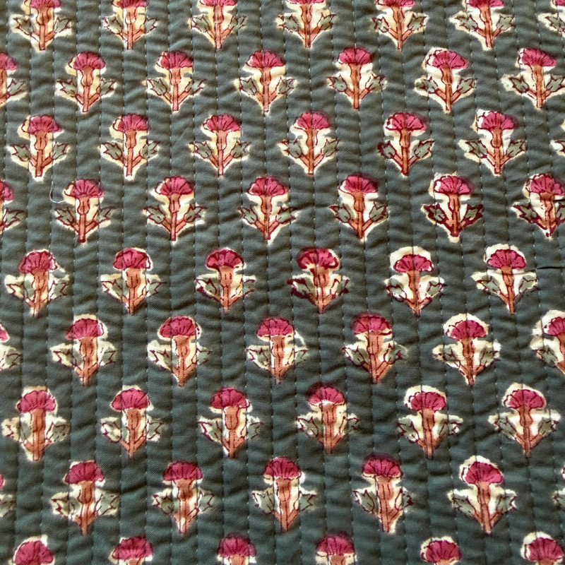 Quilted Cotton Block - Jaipur Bloom