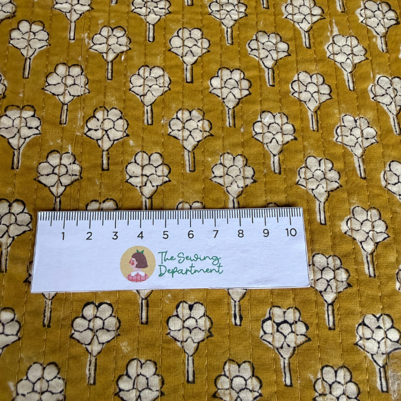 Quilted Cotton Block - Sunny