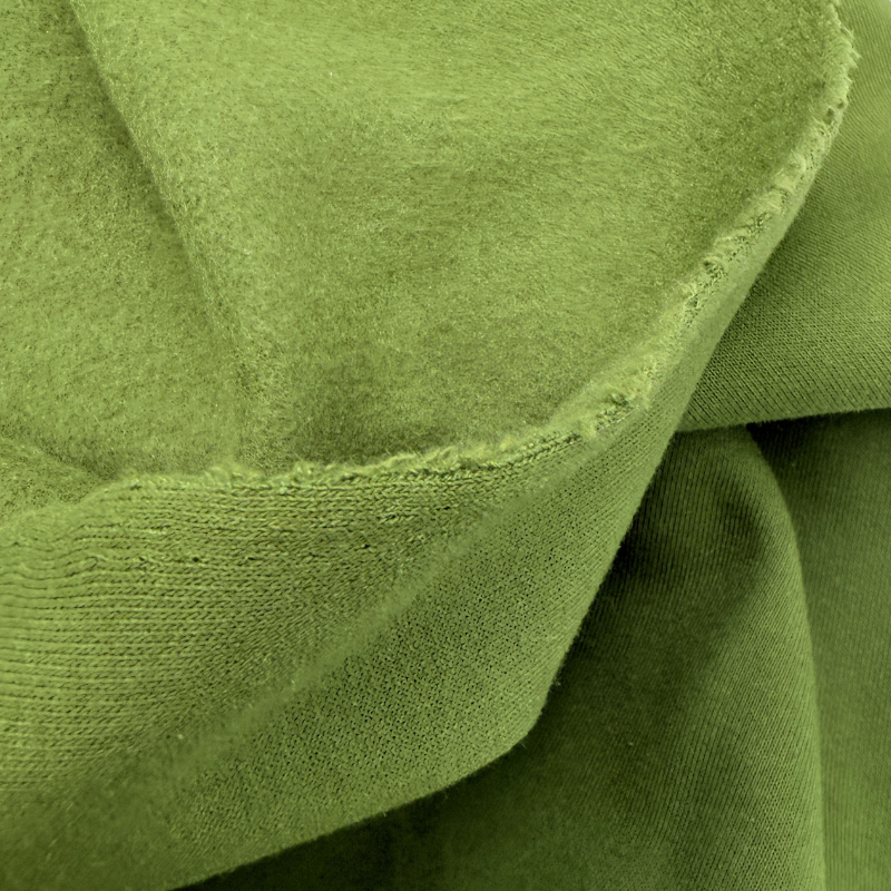 100% Organic Cotton Fleece - Moss