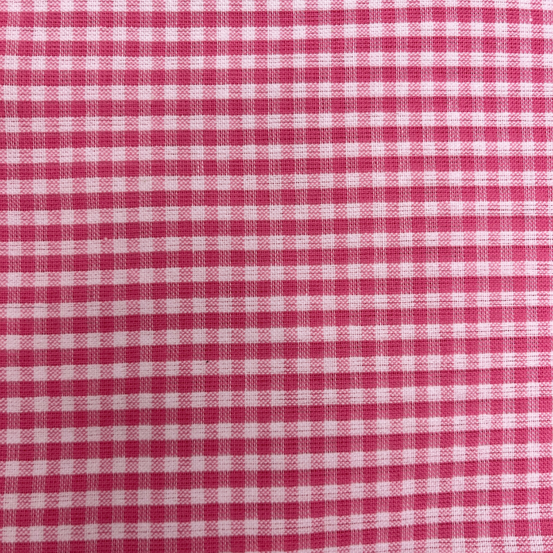 Picnic Pink Cotton Gingham