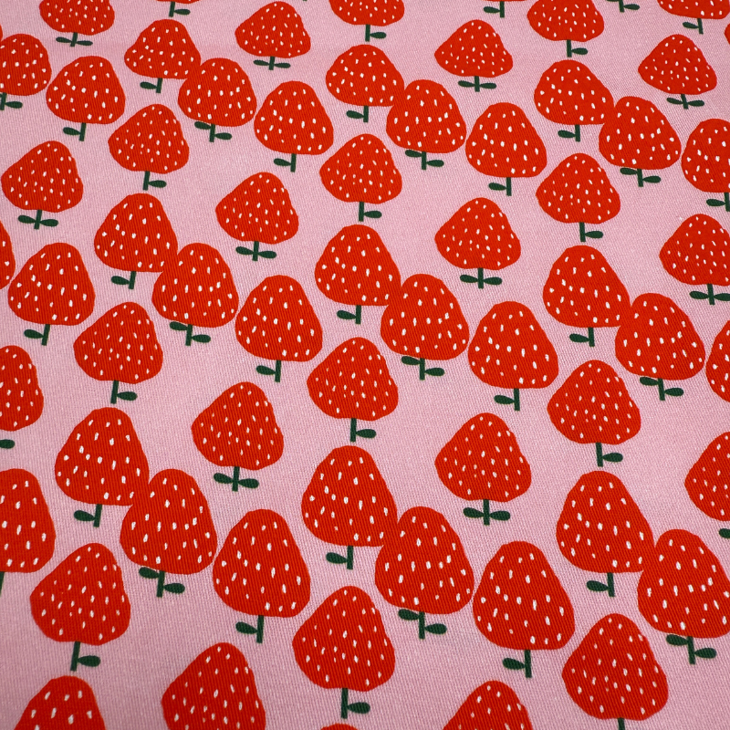 Strawberry Cotton Denim