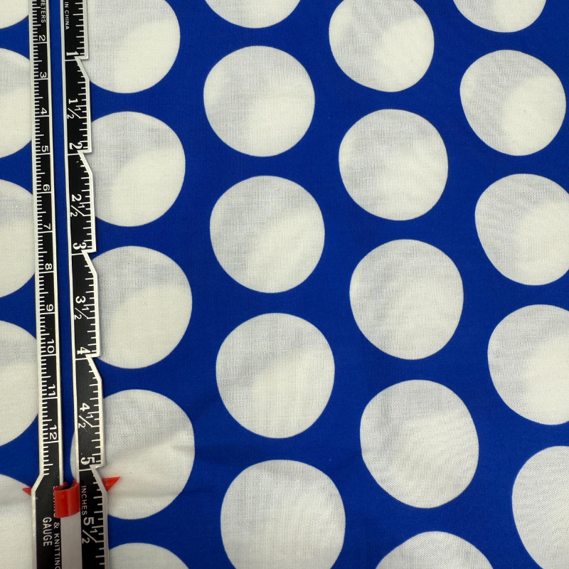 Big Blue Cotton Poplin