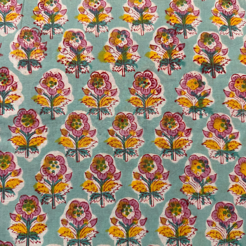 Sage Cotton Block