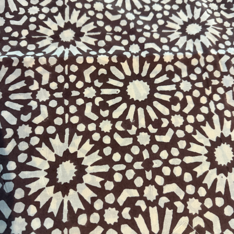 Mocha Cotton Block
