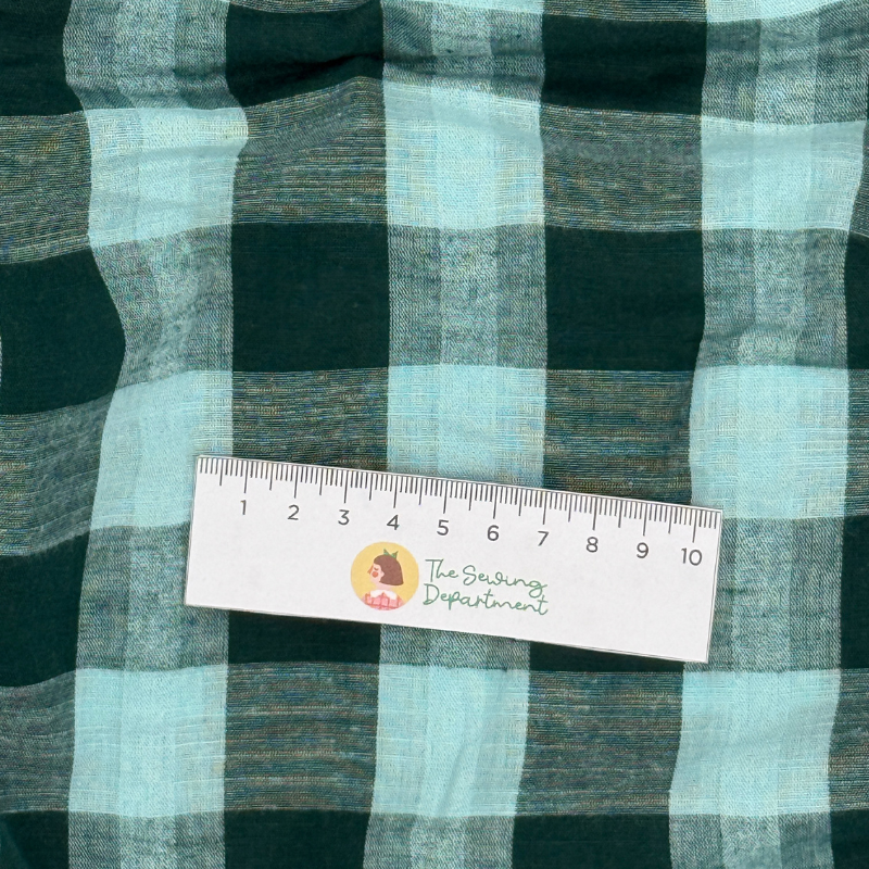 Clyde Teal Check
