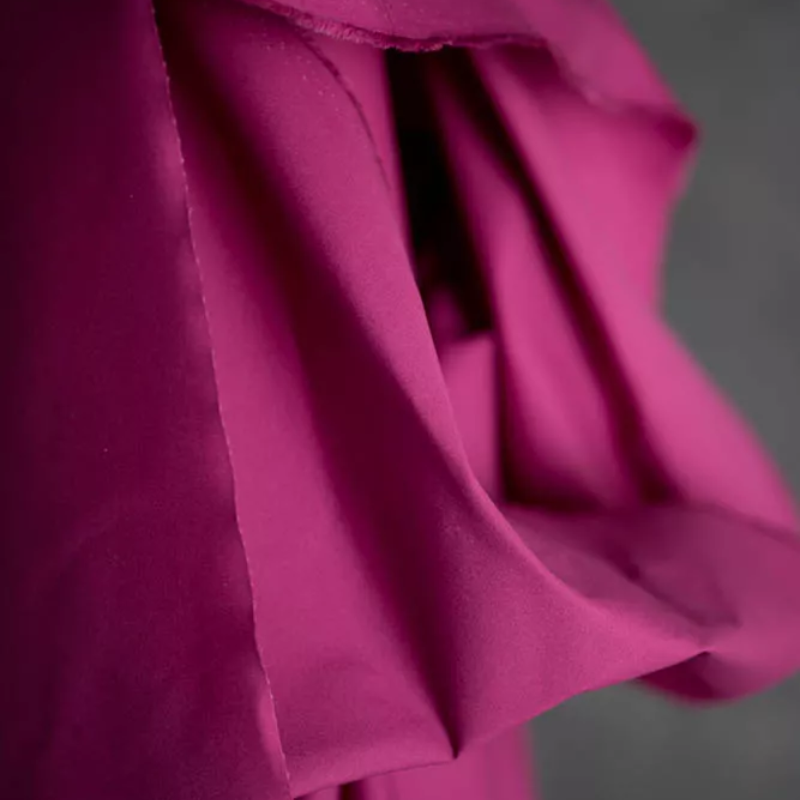Dry Organic Cotton Oilskin Magenta