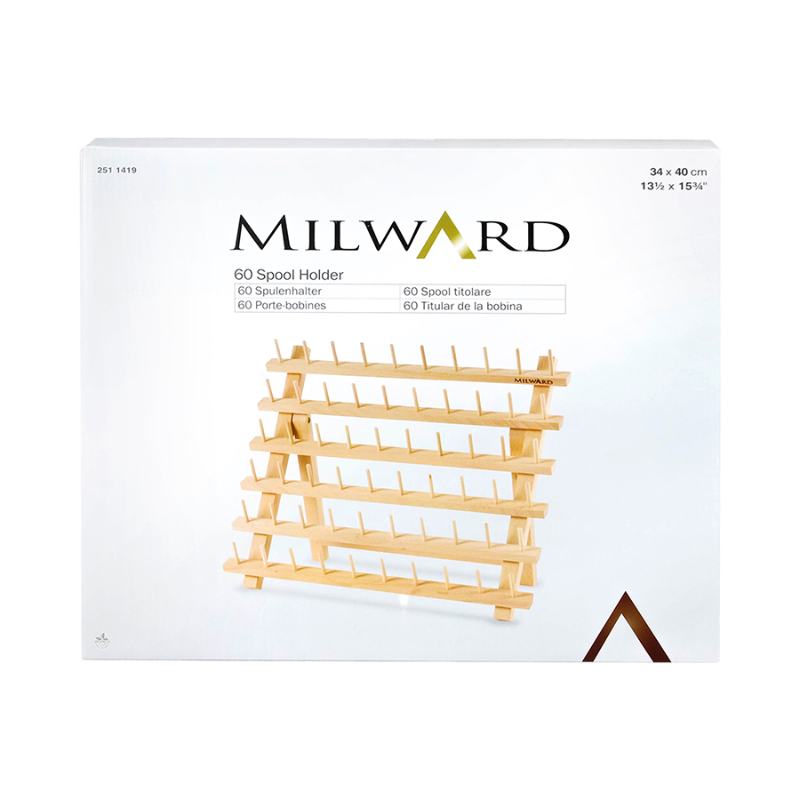 Wooden Spool Rack