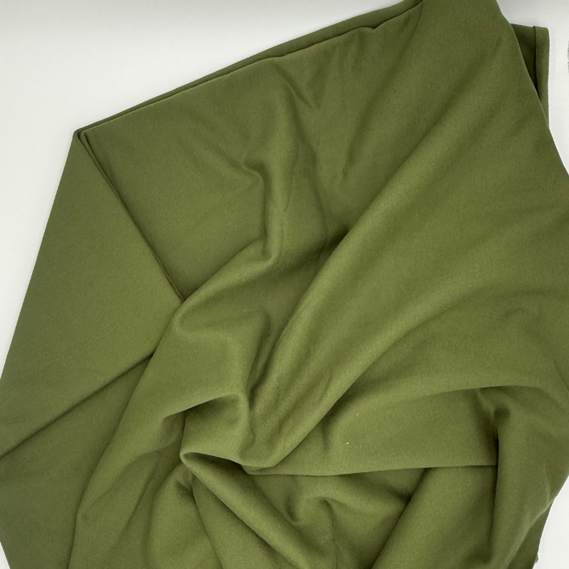 100% Organic Cotton Fleece - Moss