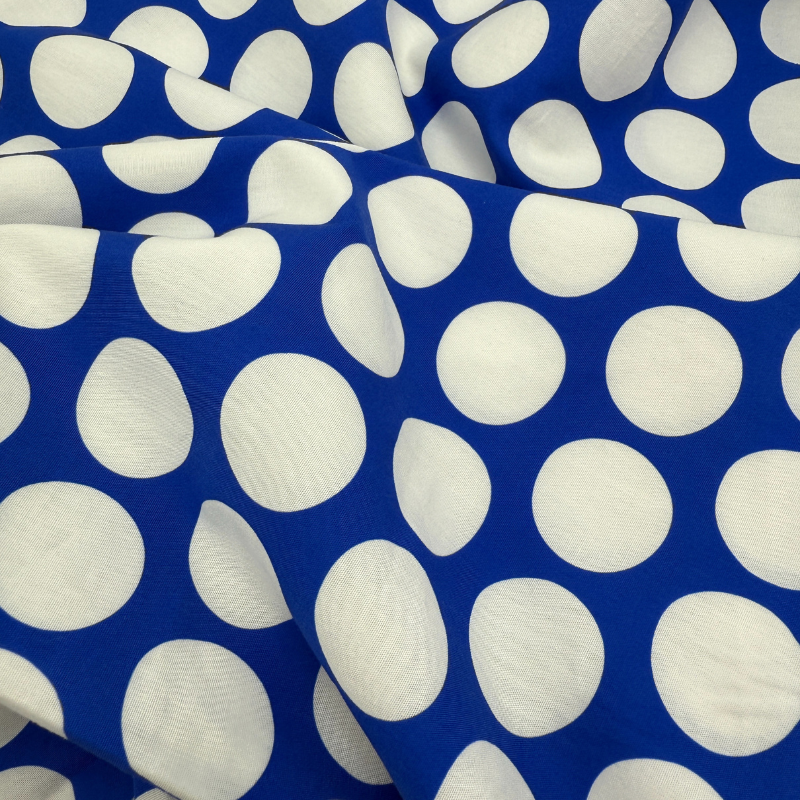 Big Blue Cotton Poplin