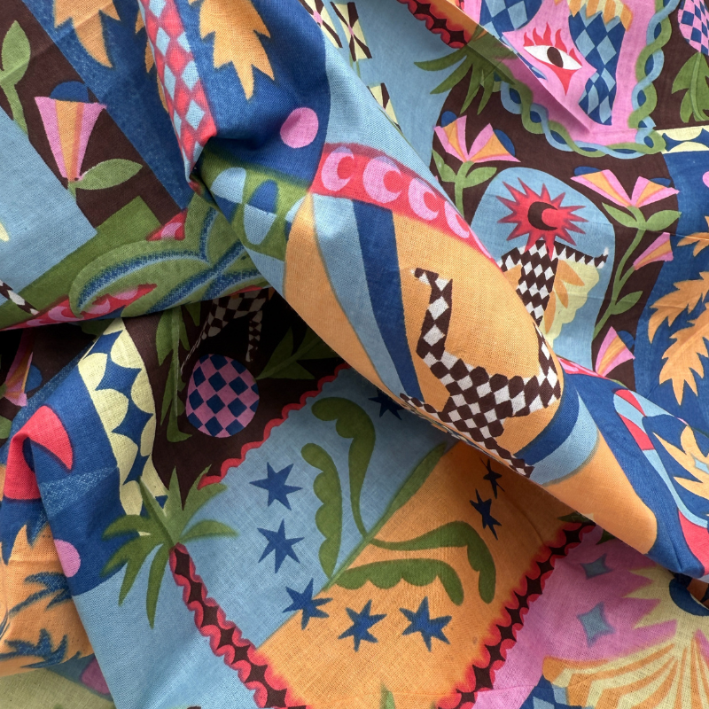 Tropical Folk Patchwork