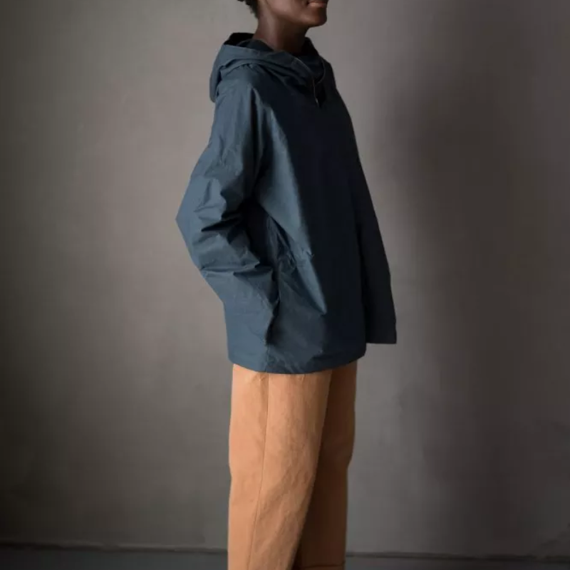 Dry Organic Cotton Oilskin Midnight