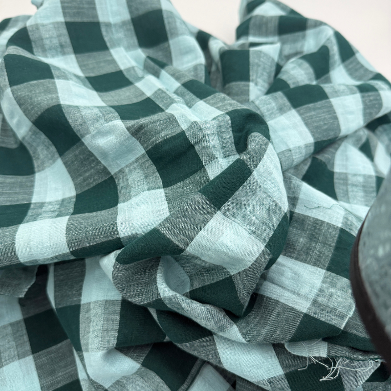 Clyde Teal Check