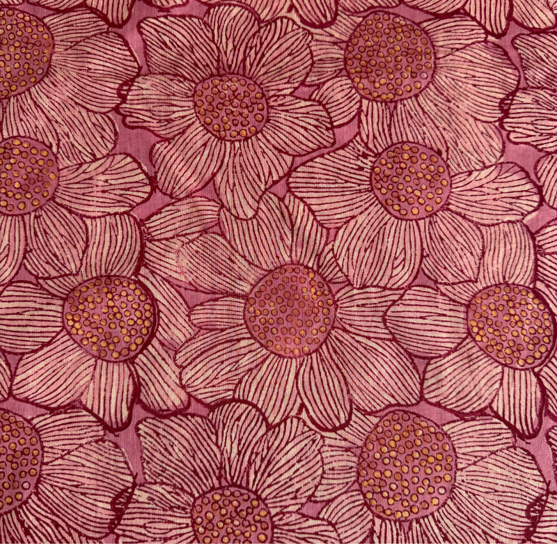 Desert Daisy Cotton Block