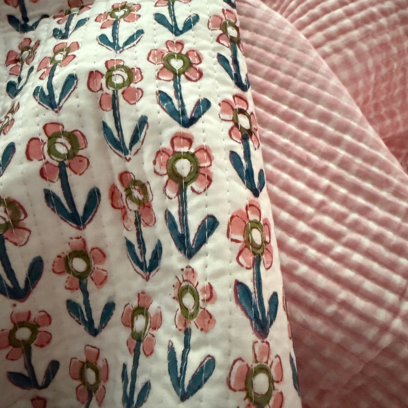 Quilted Cotton Block - Pippa