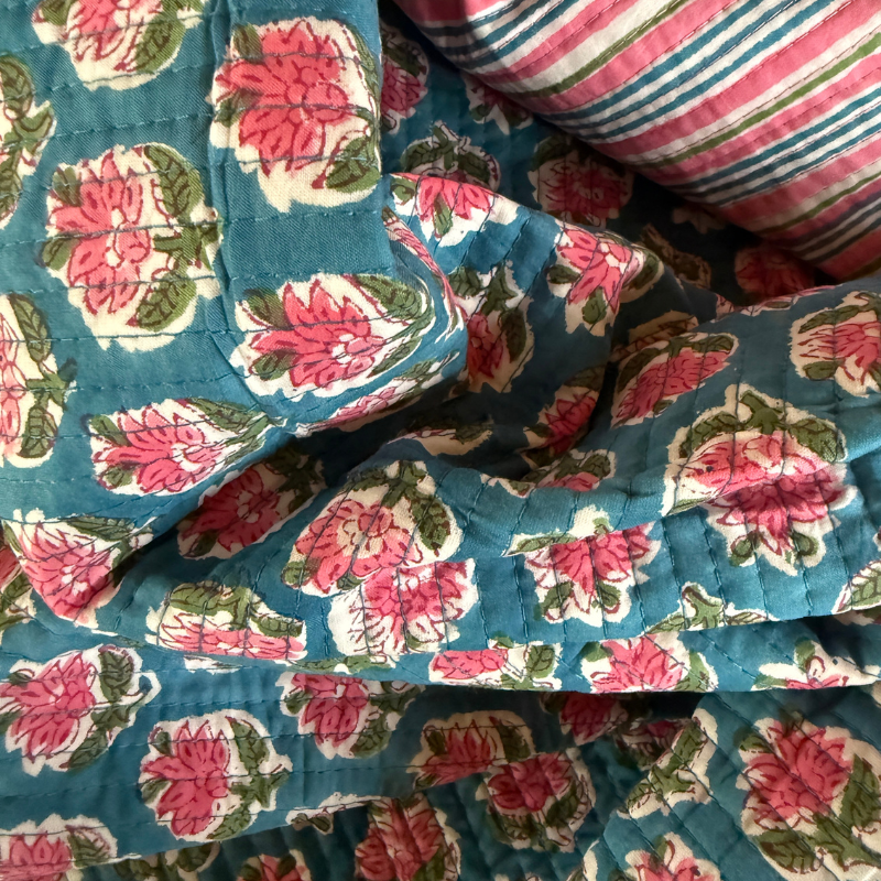 Quilted Cotton Block - Estella