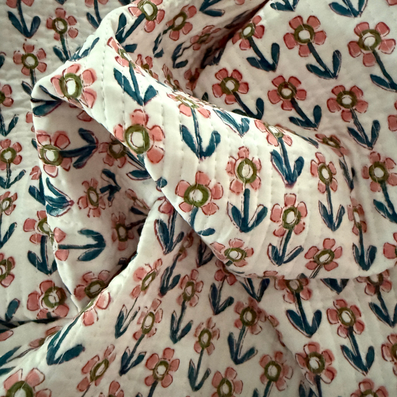 Quilted Cotton Block - Pippa