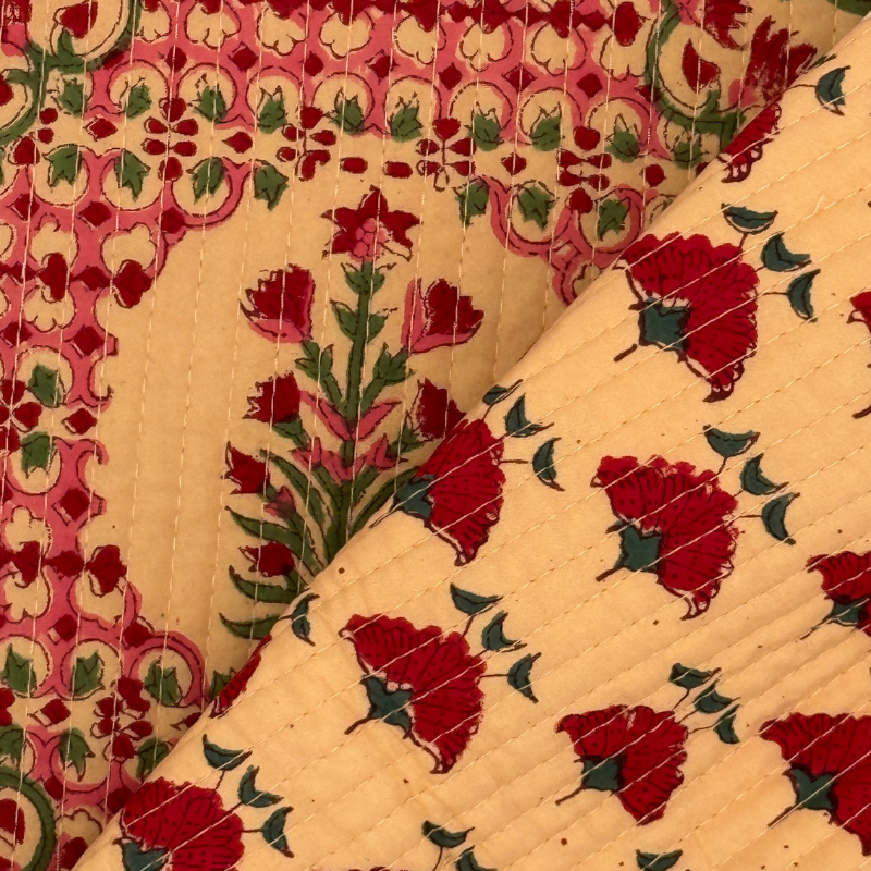 Quilted Cotton Block - Tulsi
