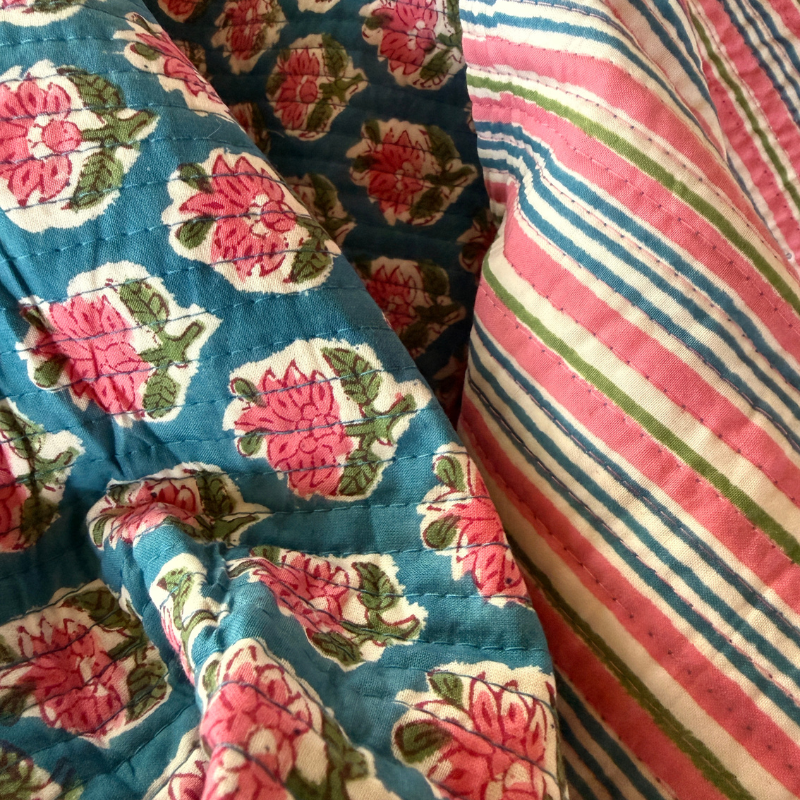 Quilted Cotton Block - Estella