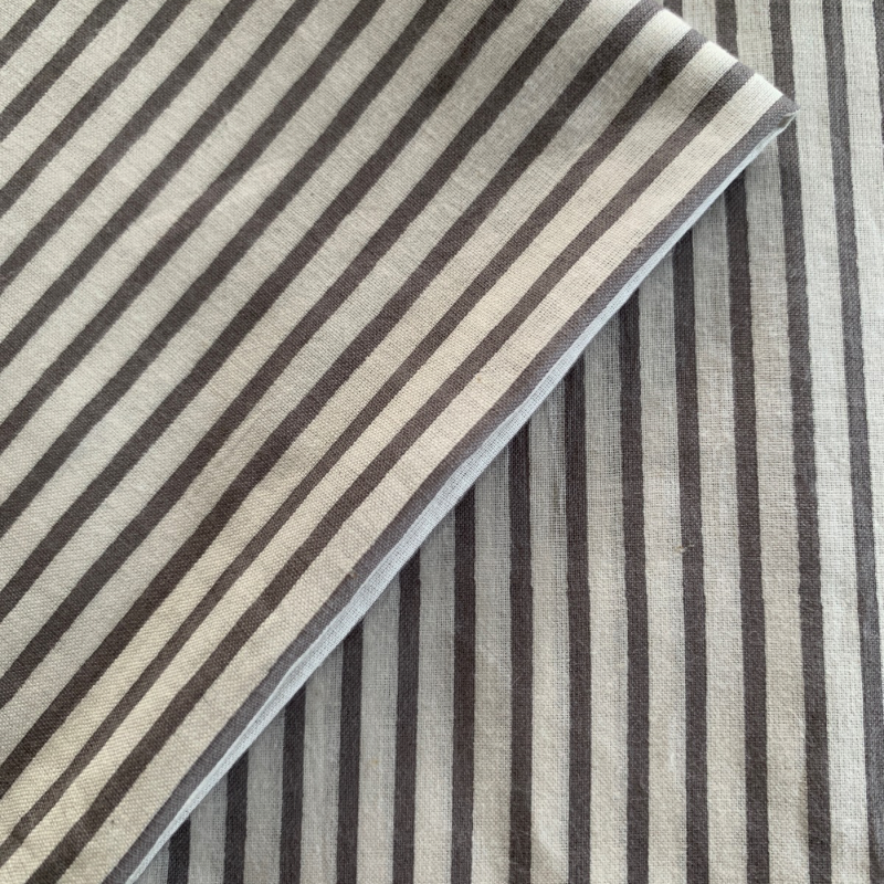 Mono Stripe Cotton Block