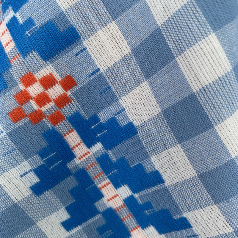 Emily Embroidered Gingham