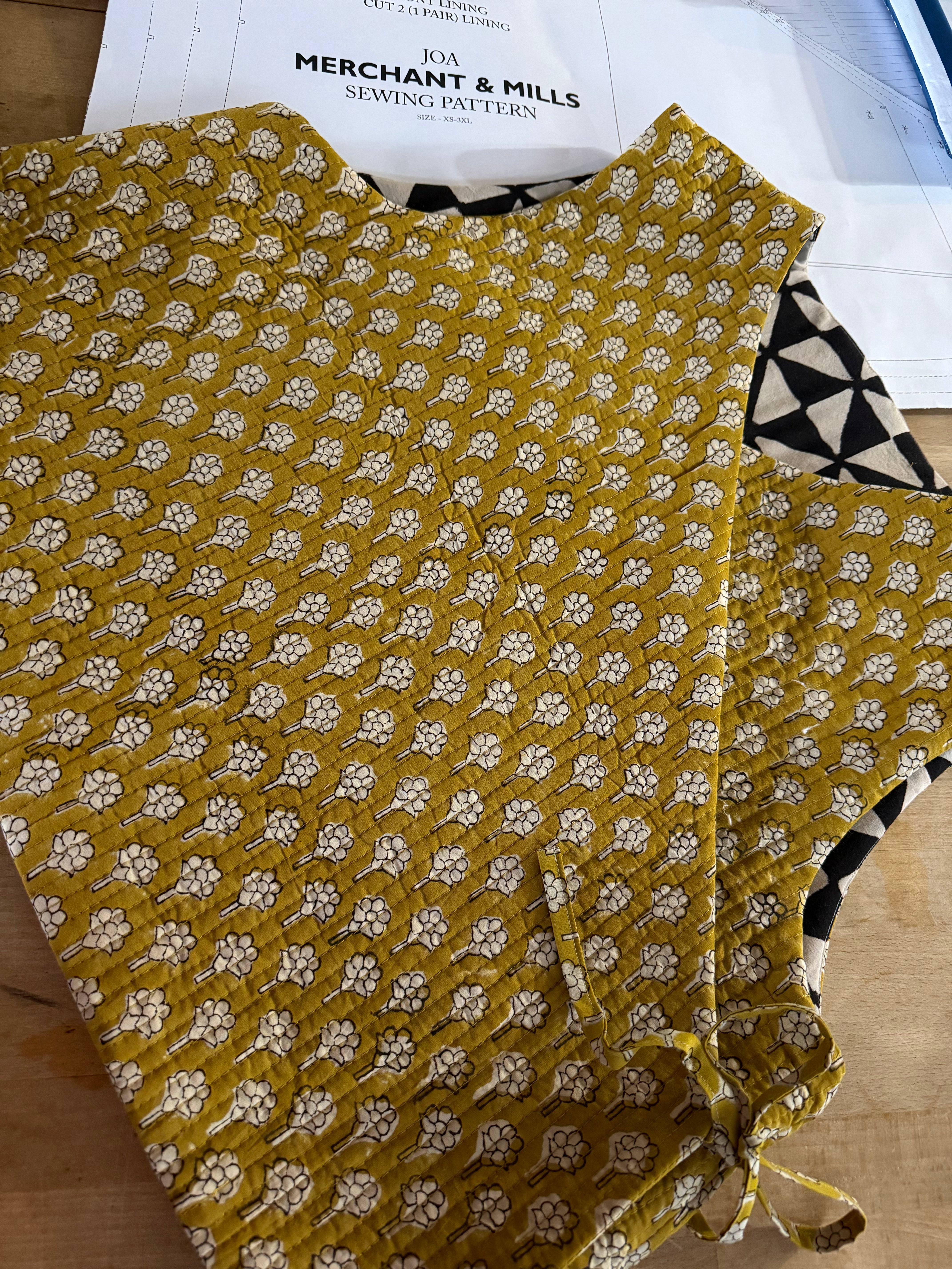 Quilted Cotton Block - Sunny